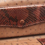 Louis Vuitton Trifold Wallet Portefeuille Exotic Monogram Leather — view 7