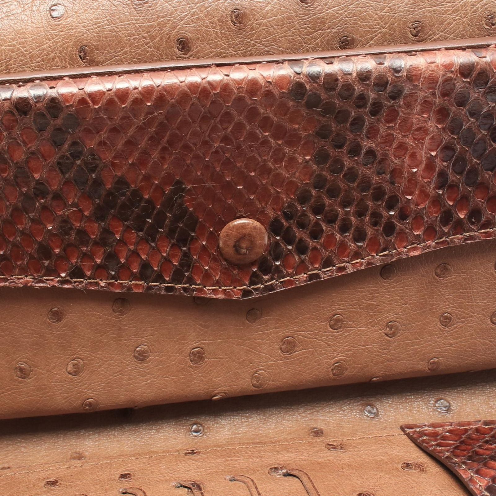 Louis Vuitton Trifold Wallet Portefeuille Exotic Monogram Leather — view 7