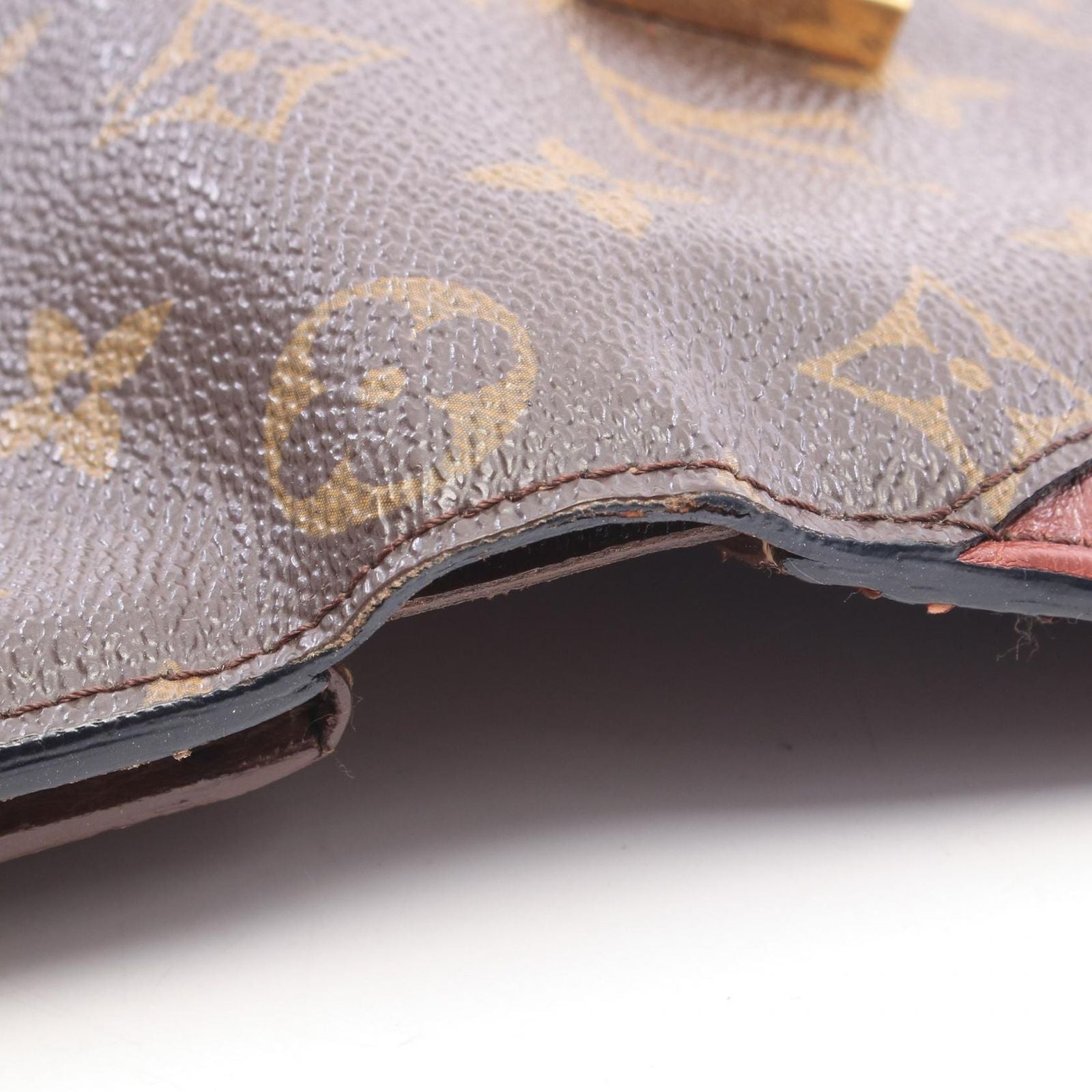 Louis Vuitton Trifold Wallet Portefeuille Exotic Monogram Leather — view 8