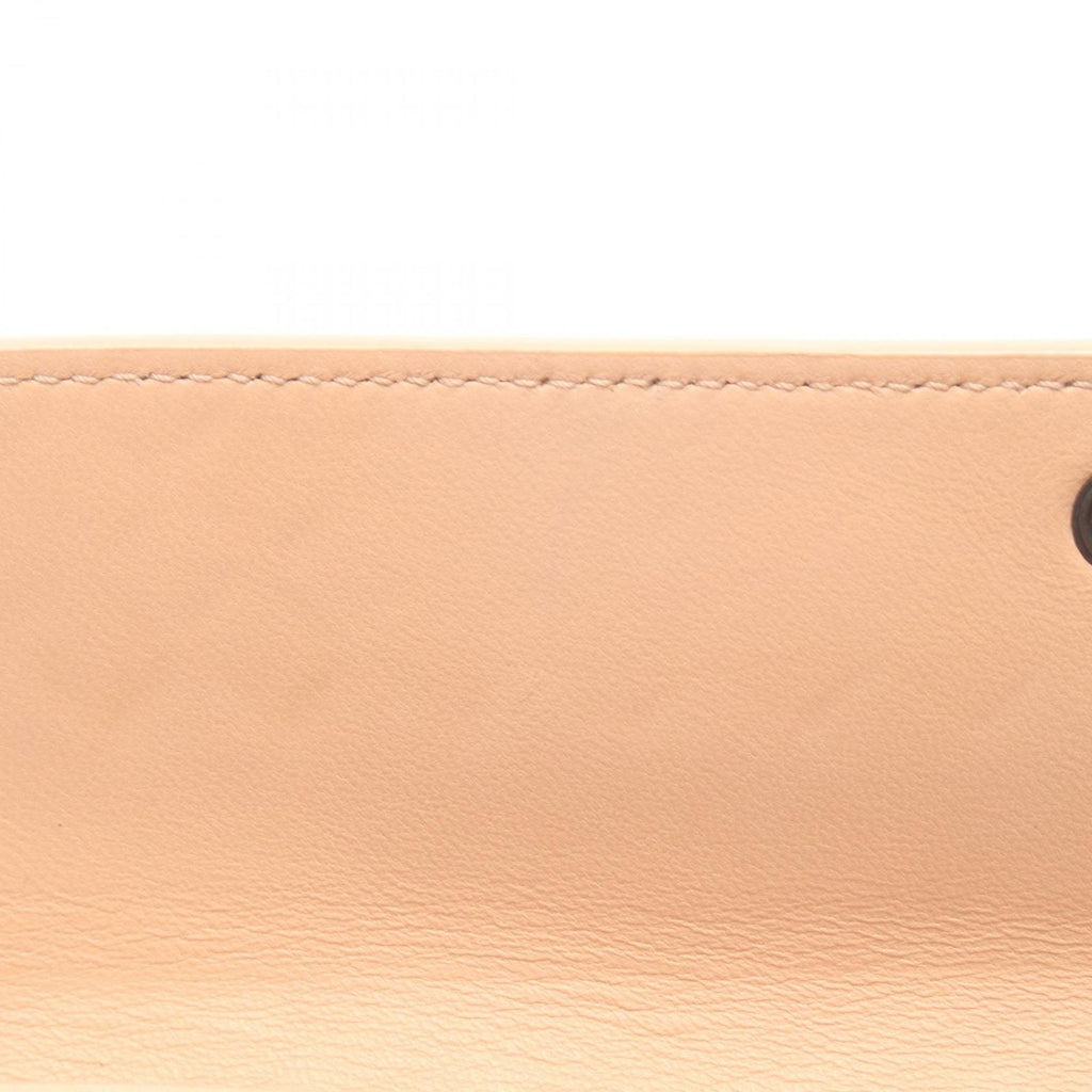 Bottega Veneta Bifold Wallet Intrecciato Pink Beige Brown Leather — view 6