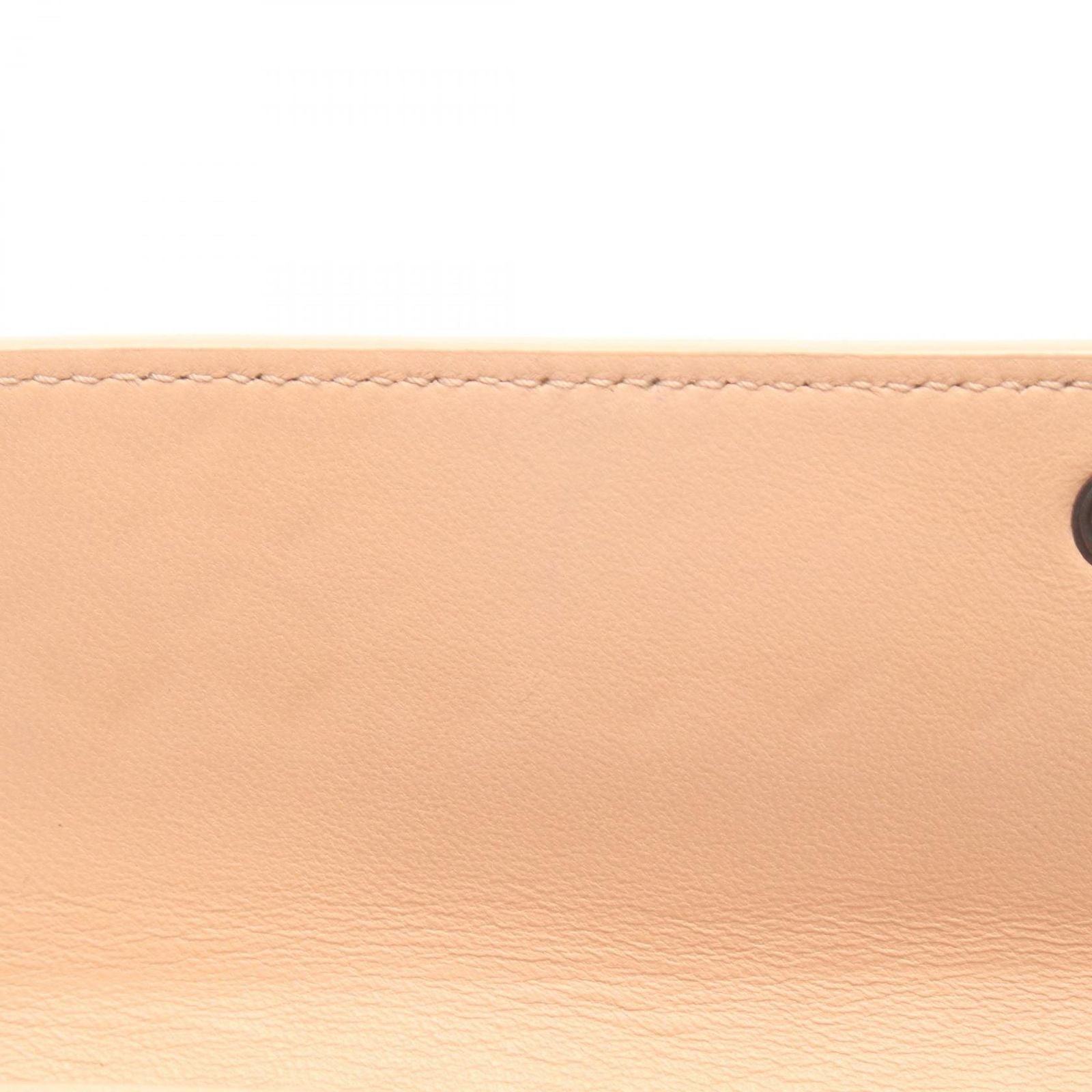 Bottega Veneta Bifold Wallet Intrecciato Pink Beige Brown Leather — view 6