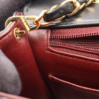 Chanel Shoulder Bag Quilted Diana Flap Black Lambskin Chain — view 6