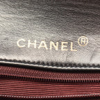 Chanel Shoulder Bag Quilted Full Flap Black Lambskin Chain — view 4