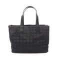 Chanel Tote Bag New Travel Line MM Black Leather MM