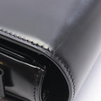 Celine Shoulder Bag Classic Triomphe Medium Black Leather — view 6
