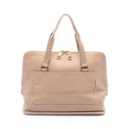 Loewe Handbag Anagram Leather Hand Pink Beige