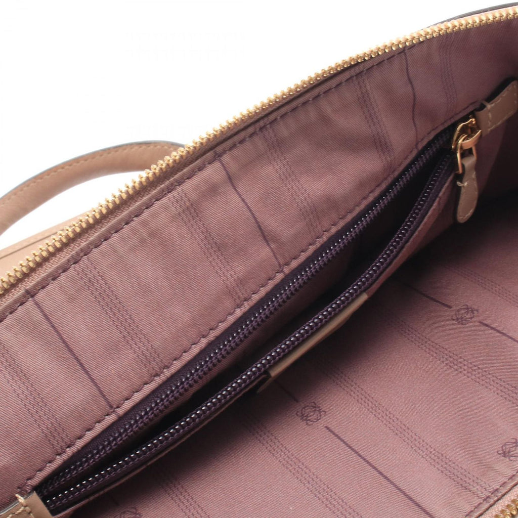 Loewe Handbag Anagram Leather Hand Pink Beige — view 5