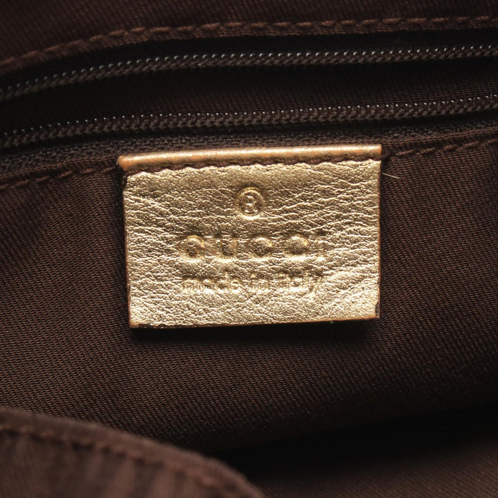 Gucci Shoulder Bag Abbey GG Canvas Gold — view 4