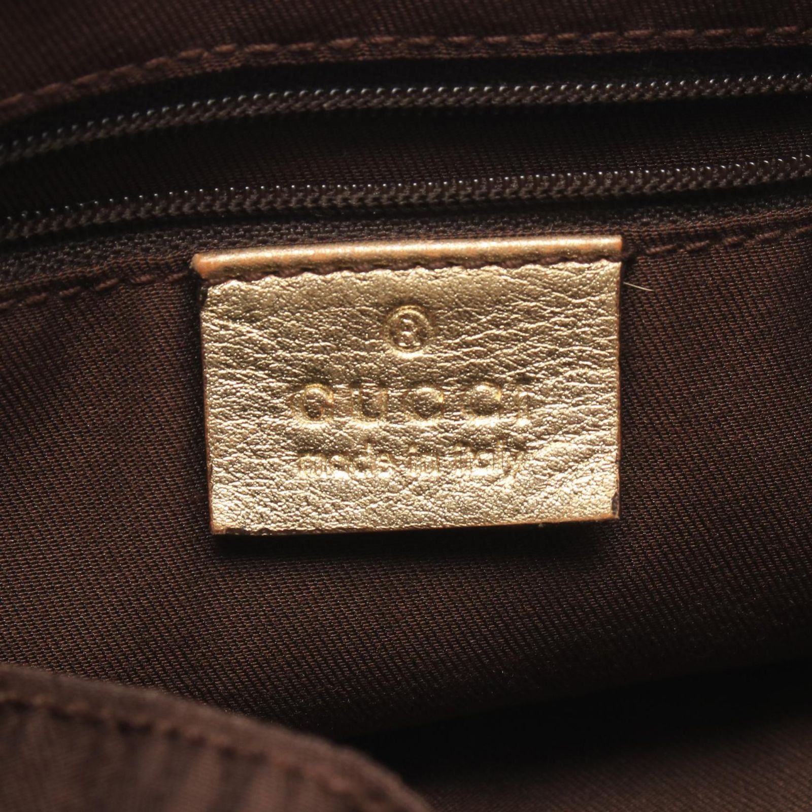 Gucci Shoulder Bag Abbey GG Canvas Gold — view 4