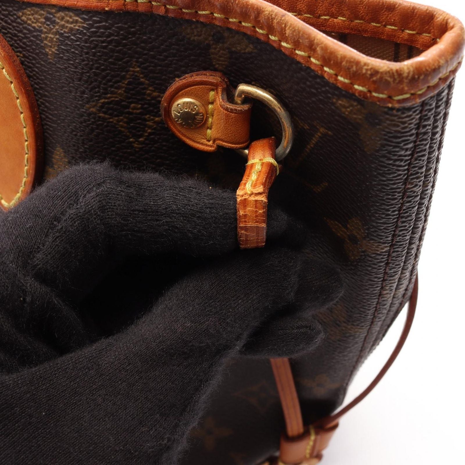 Louis Vuitton Tote Bag Neverfull PM Monogram Leather — view 6