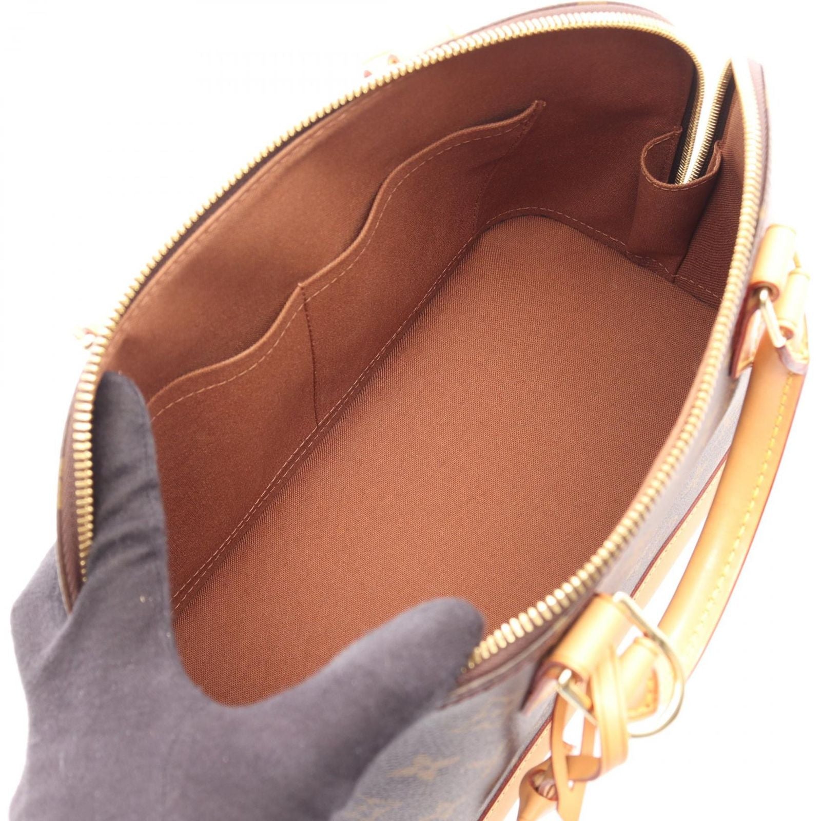 Louis Vuitton Handbag Alma Monogram Leather PM — view 3