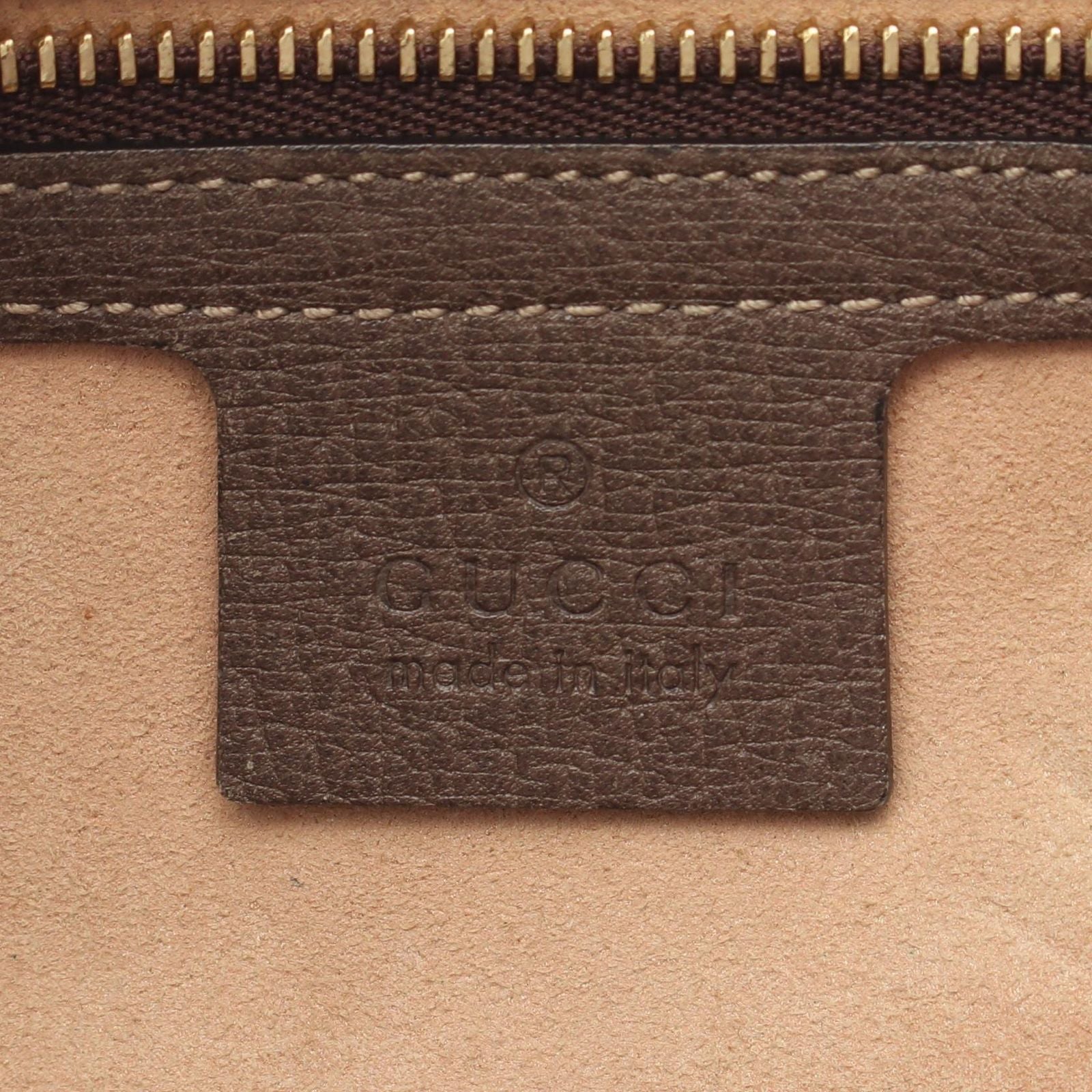 Gucci Shoulder Bag Ophidia GG Supreme Sherry Line Small Leather — view 4