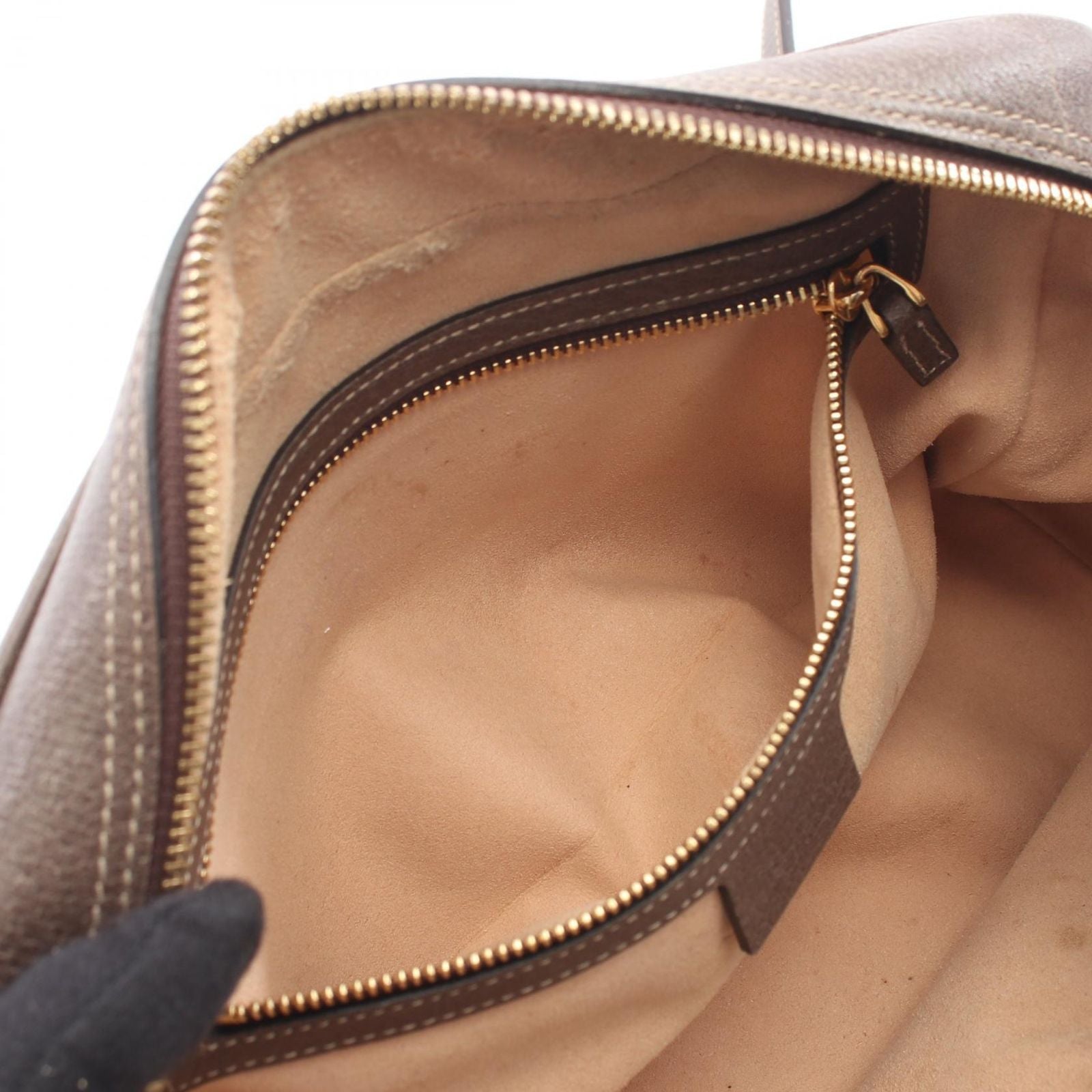 Gucci Shoulder Bag Ophidia GG Supreme Sherry Line Small Leather — view 8