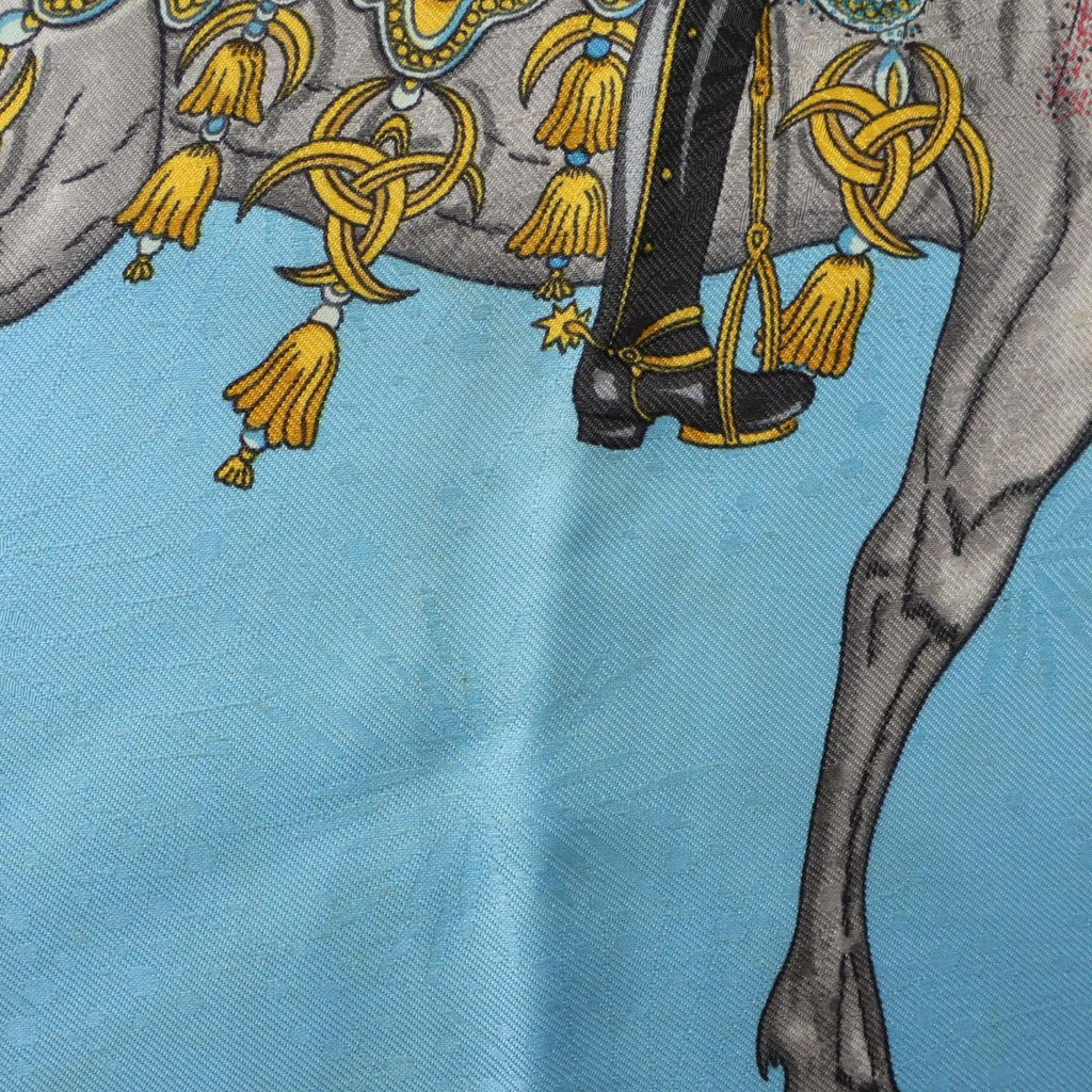 Hermes Scarf Carre 90 Feux D'artifice Silk — view 8