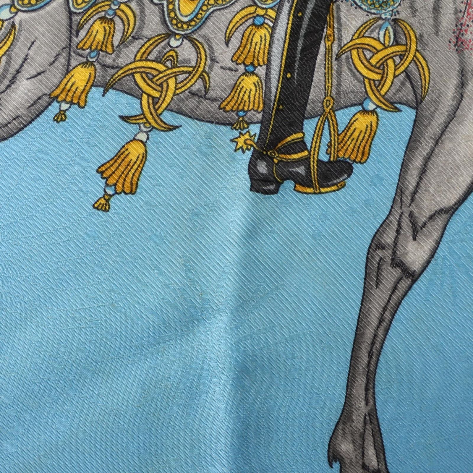 Hermes Scarf Carre 90 Feux D'artifice Silk — view 8