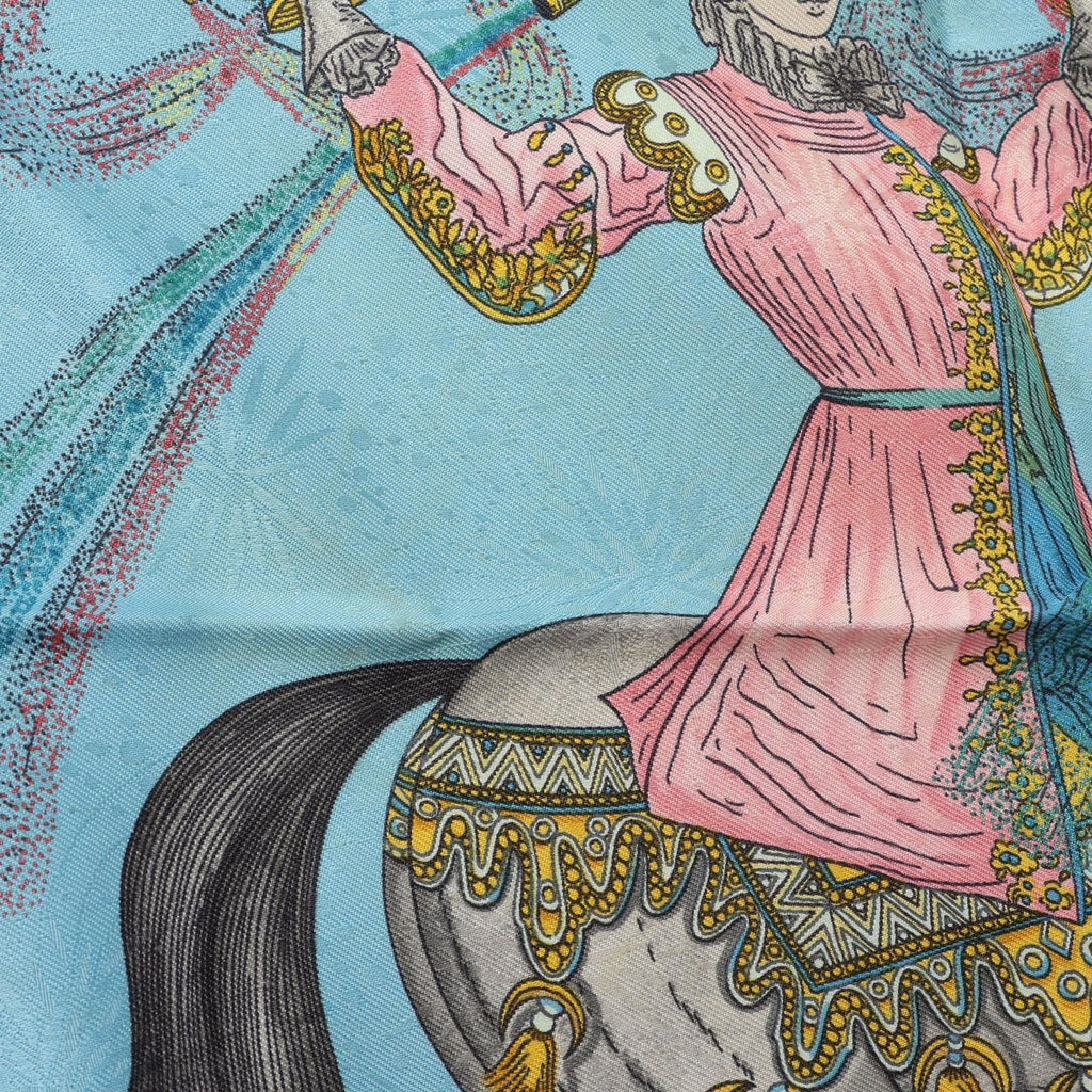 Hermes Scarf Carre 90 Feux D'artifice Silk — view 4