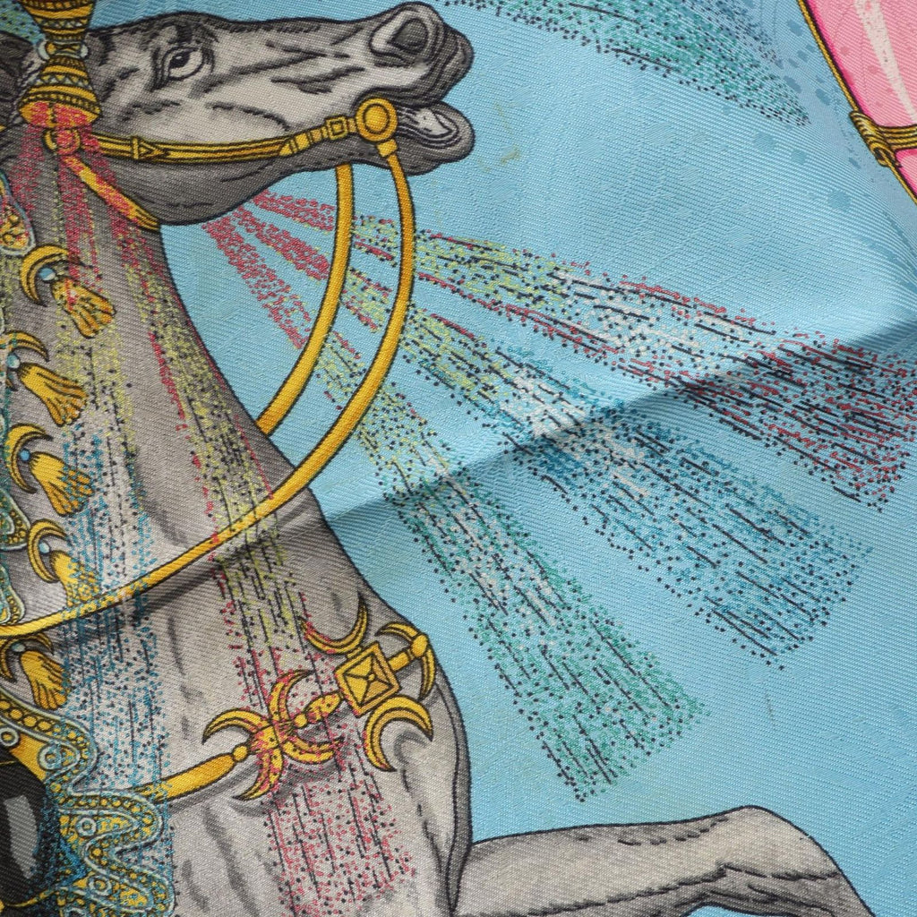 Hermes Scarf Carre 90 Feux D'artifice Silk — view 5