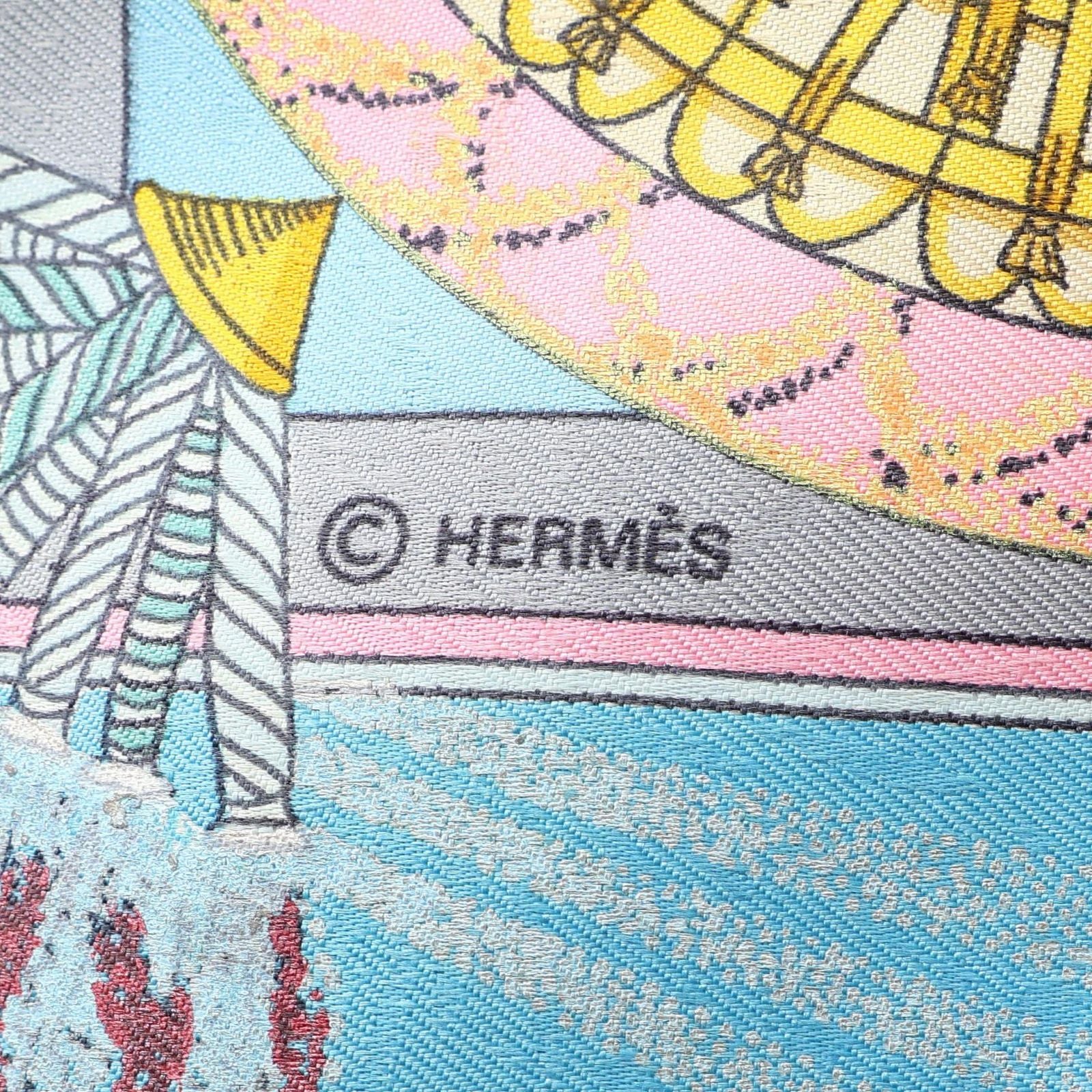 Hermes Scarf Carre 90 Feux D'artifice Silk — view 2