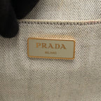 Prada Tote Bag Denim Canapa — view 4