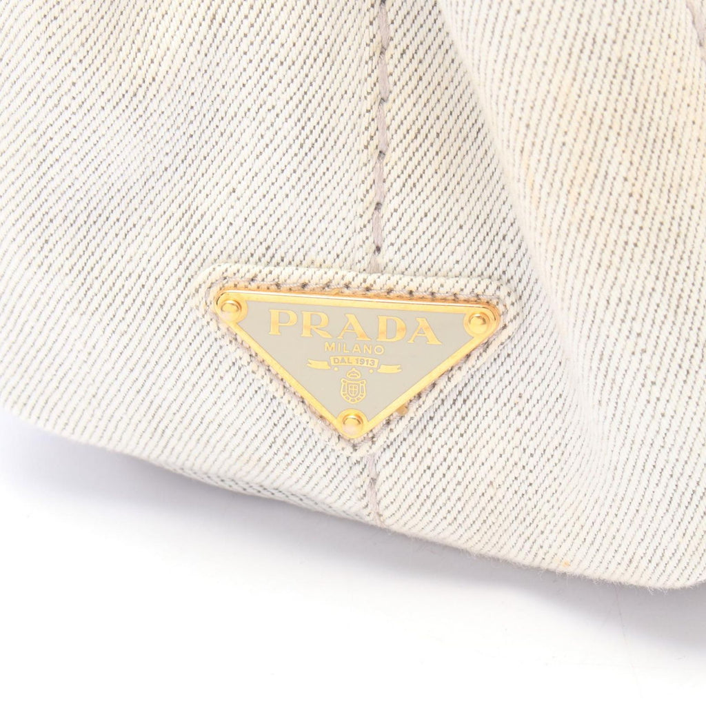 Prada Tote Bag Denim Canapa — view 5