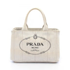 Prada Tote Bag Denim Canapa
