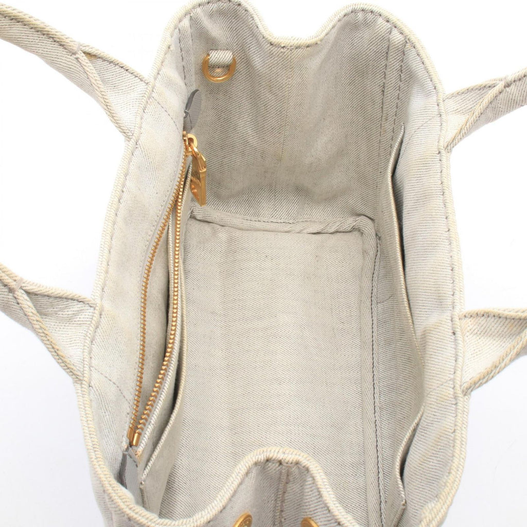 Prada Tote Bag Denim Canapa — view 3