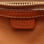 Celine Shoulder Bag Macadam Brown Leather — view 4