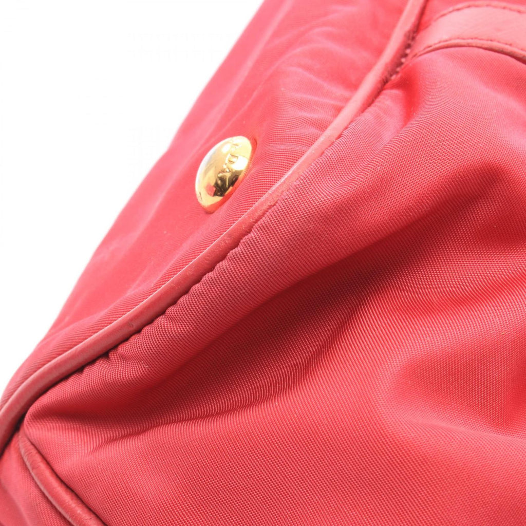 Prada Tote Bag Fuchsia Pink Nylon Leather — view 7
