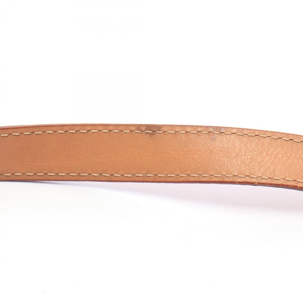 Celine Shoulder Bag Gancini Macadam Brown Leather — view 7