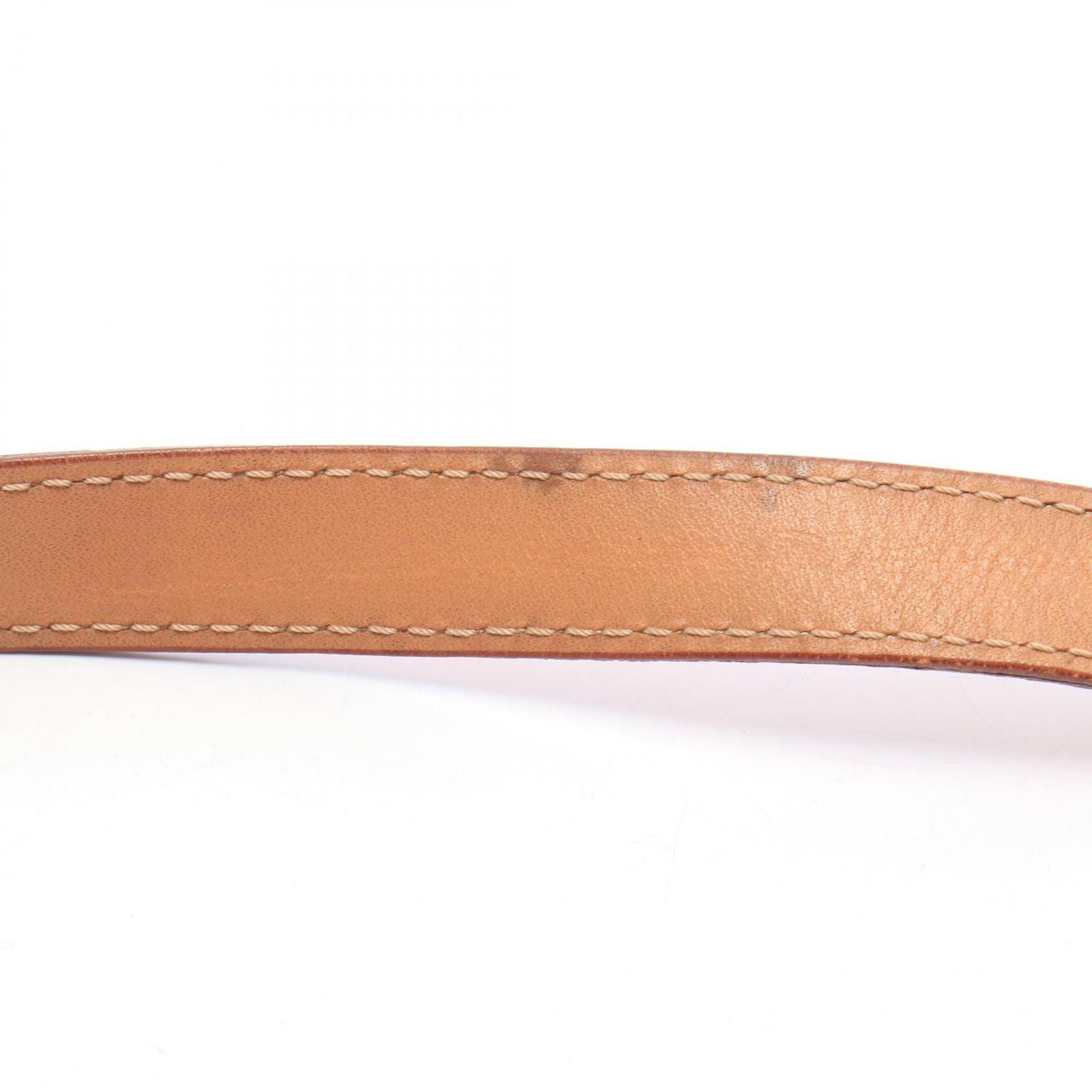 Celine Shoulder Bag Gancini Macadam Brown Leather — view 7