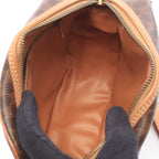 Celine Shoulder Bag Gancini Macadam Brown Leather — view 3