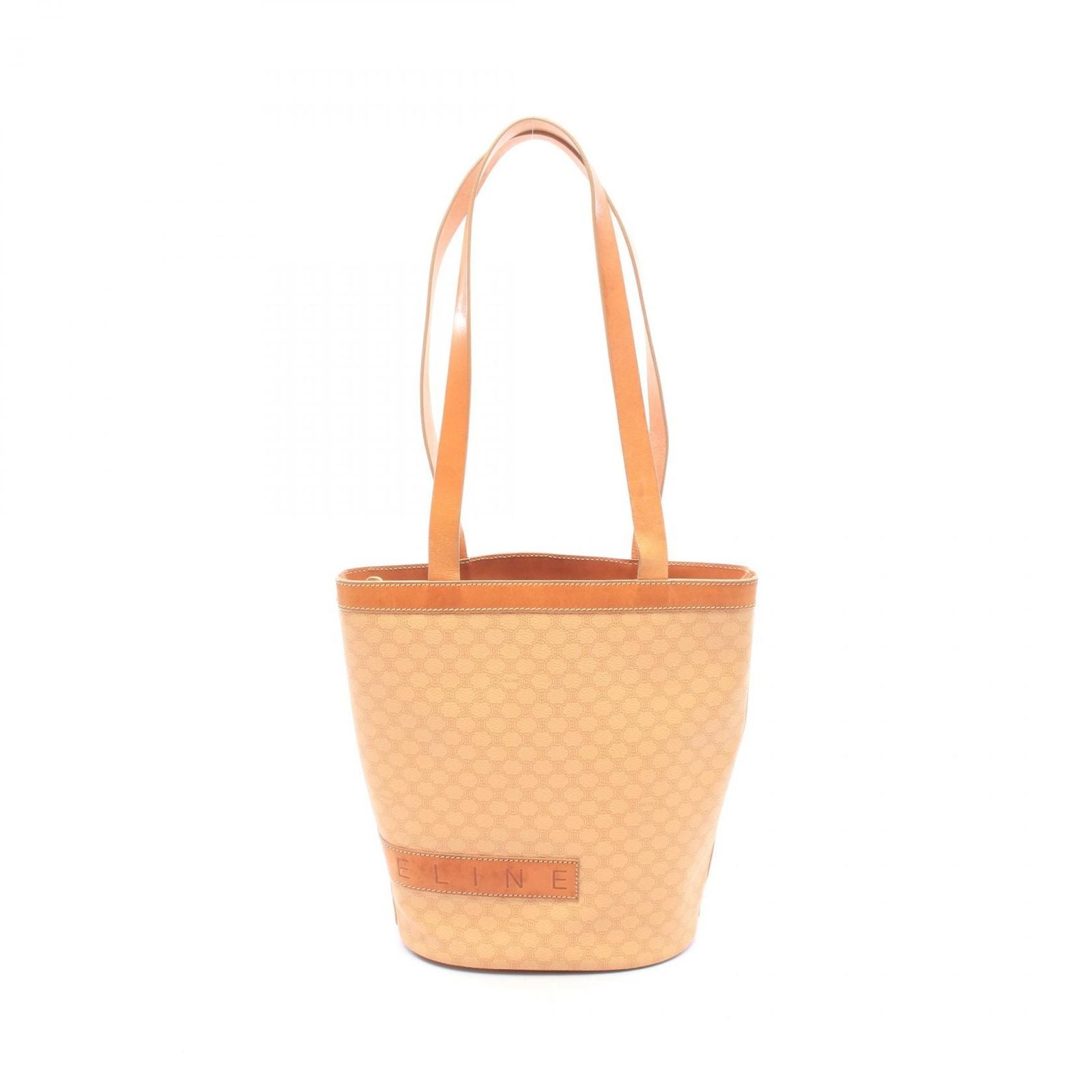 Celine Tote Bag Macadam Beige Leather
