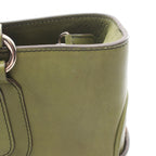Celine Handbag Boogie Bag Green Leather — view 6