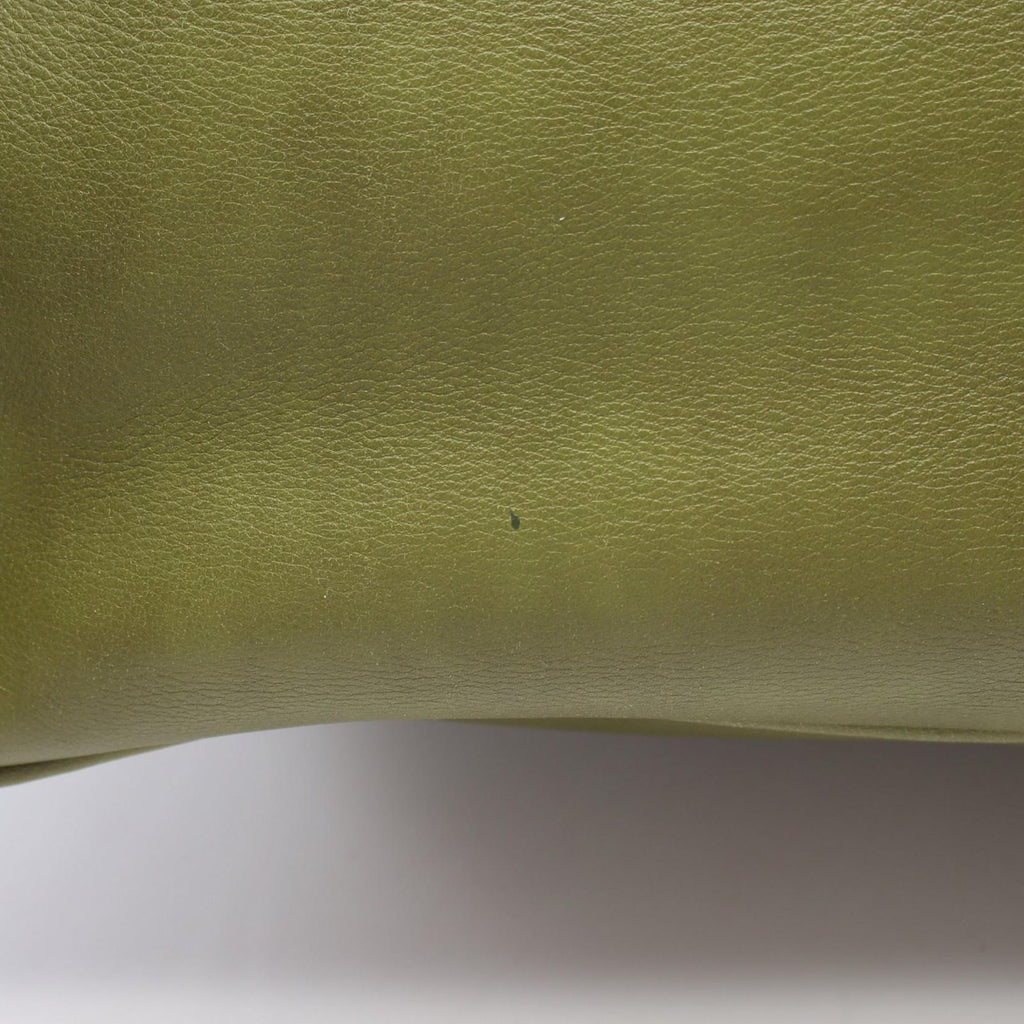 Celine Handbag Boogie Bag Green Leather — view 8