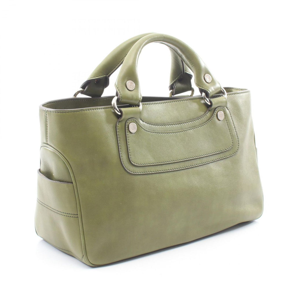 Celine Handbag Boogie Bag Green Leather — view 2