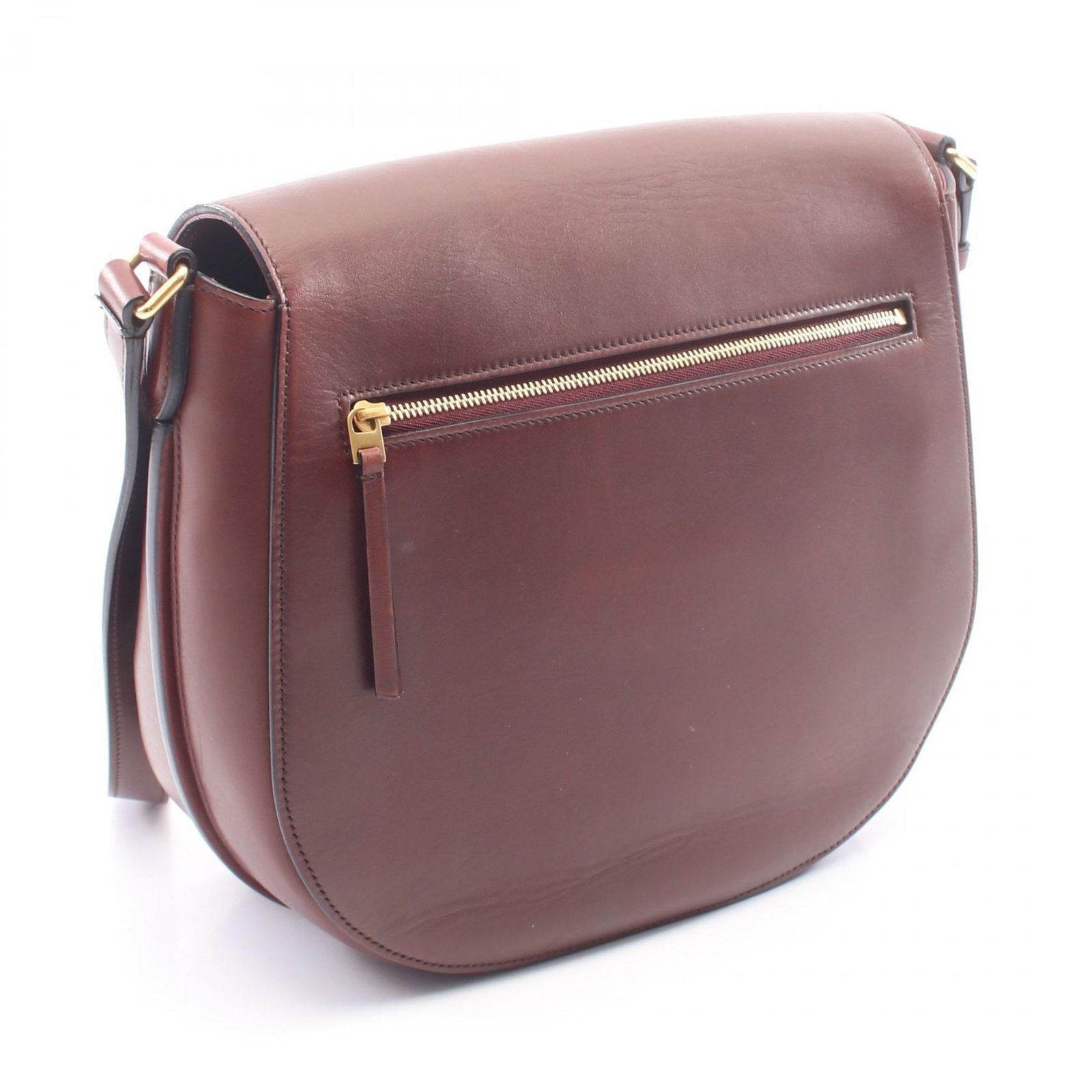 Celine Shoulder Bag Trotter Brown Leather — view 2