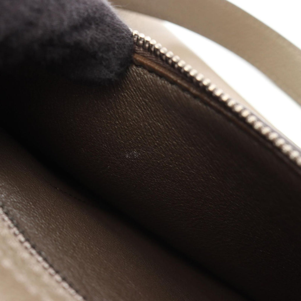 Celine Handbag Trapeze Medium 2-Way Gray Leather — view 6