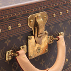 Louis Vuitton Viton Suitcase Alsaire Monogram Leather 55 Travel Bag — view 6