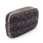 Chanel Shoulder Bag CC Logo Multicolor Fabric Leather Chain — view 2
