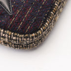 Chanel Shoulder Bag CC Logo Multicolor Fabric Leather Chain — view 6