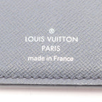 Louis Vuitton Bifold Wallet Portefeuille Brazza Taiga Ardoise Navy Leather — view 5