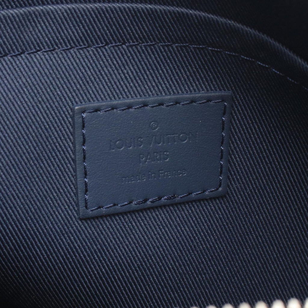 Louis Vuitton Shoulder Bag Fast Line Messenger Aerogram Navy Leather — view 4