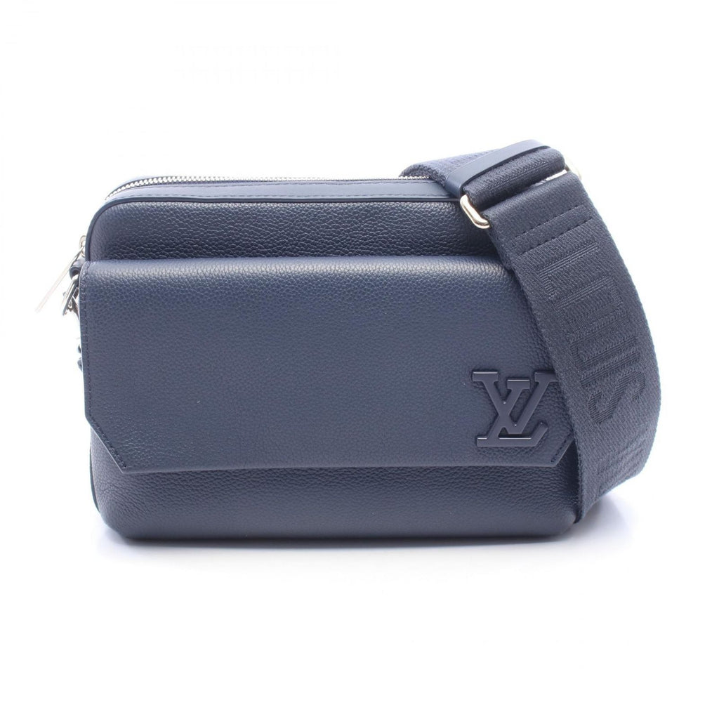 Louis Vuitton Shoulder Bag Fast Line Messenger Aerogram Navy Leather