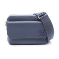 Louis Vuitton Shoulder Bag Fast Line Messenger Aerogram Navy Leather