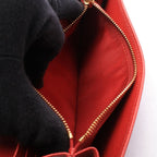 Prada Bifold Wallet Red Saffiano Leather — view 5