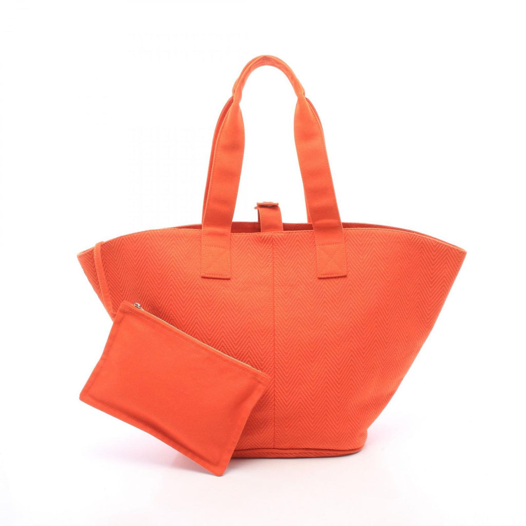 Hermes Tote Bag Panier de Plage PM Orange