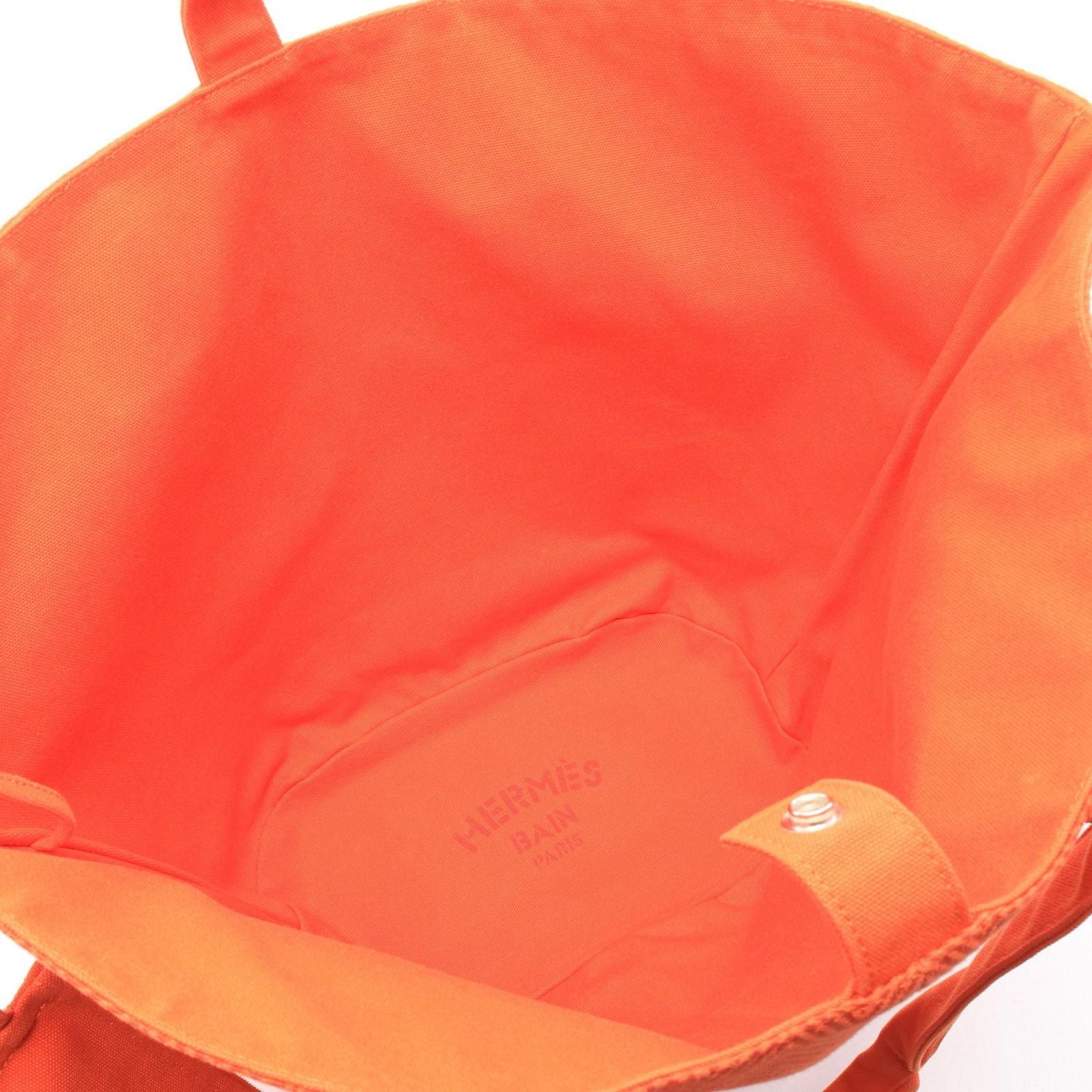 Hermes Tote Bag Panier de Plage PM Orange — view 3