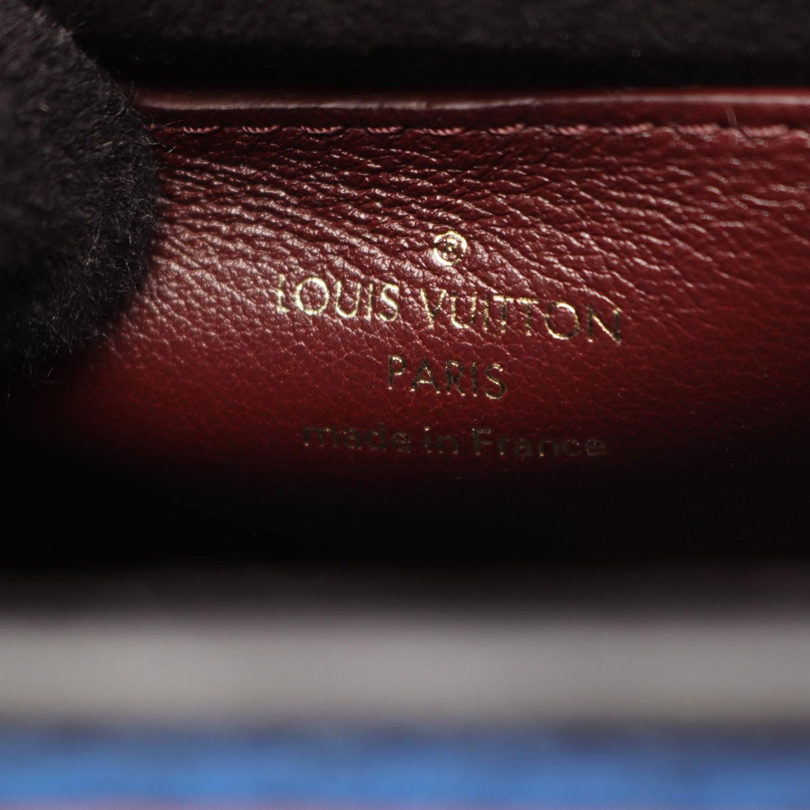 Louis Vuitton Shoulder Bag Twist PM Blue Burgundy Leather — view 4