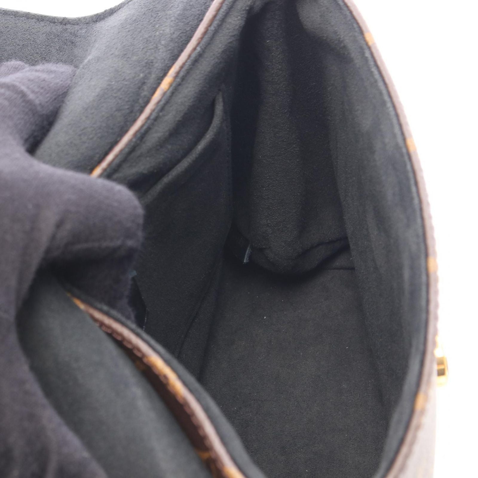 Louis Vuitton Handbag Locky BB Monogram Noir 2-Way Leather — view 3