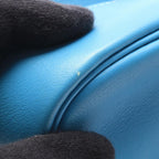 Hermes Handbag Plume 28 Verso Blue Nord Rouge de Coeur — view 8